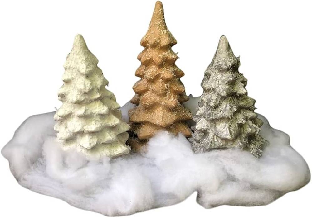 Árbol de Navidad de papel maché