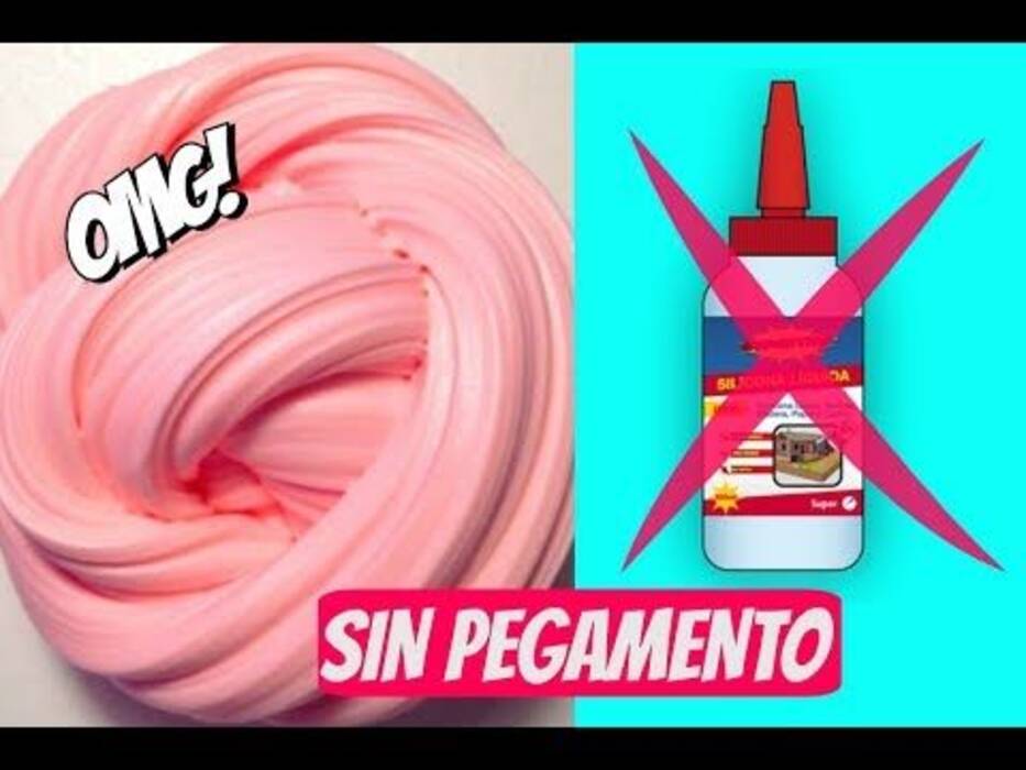 Cómo hacer slime sin pegamento?