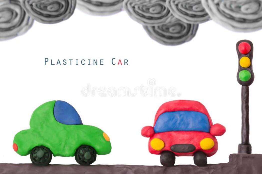 Cómo hacer un coche de plastilina?