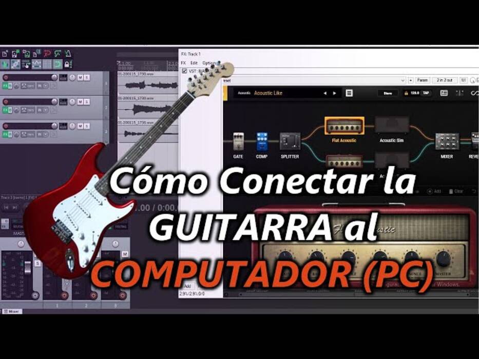 Cómo conectar una guitarra eléctrica?