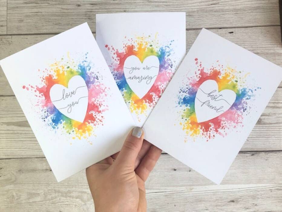 Hacer tarjetas para un amigo con tus propias manos