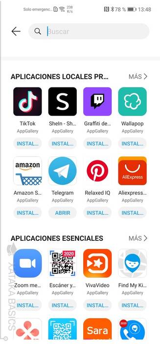 Aplicaciones «Peces» de hojas