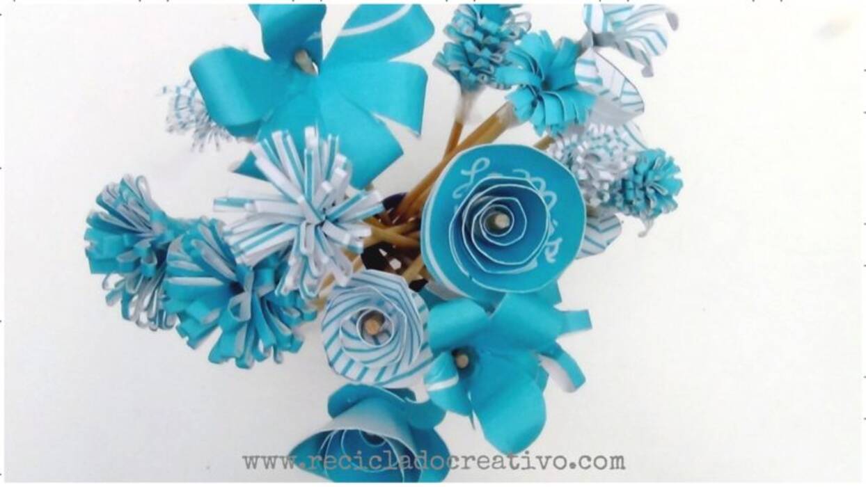 Cómo hacer ramos de flores con materiales improvisados con tus propias manos