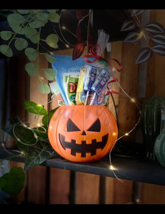 Cómo hacer una cesta con una calabaza?