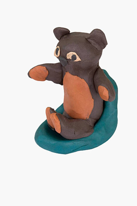 Cómo moldear un lobo de plastilina?