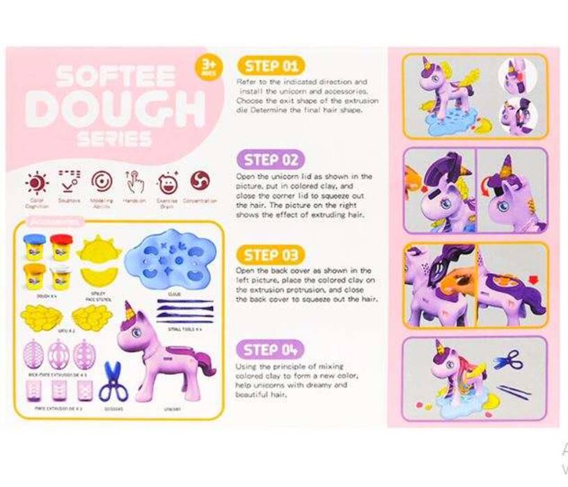 Cómo moldear un unicornio de plastilina?