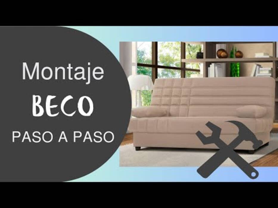 Cómo desmontar un sofá-libro?