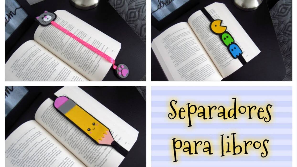 Cómo hacer marcapáginas para libros de papel con tus propias manos