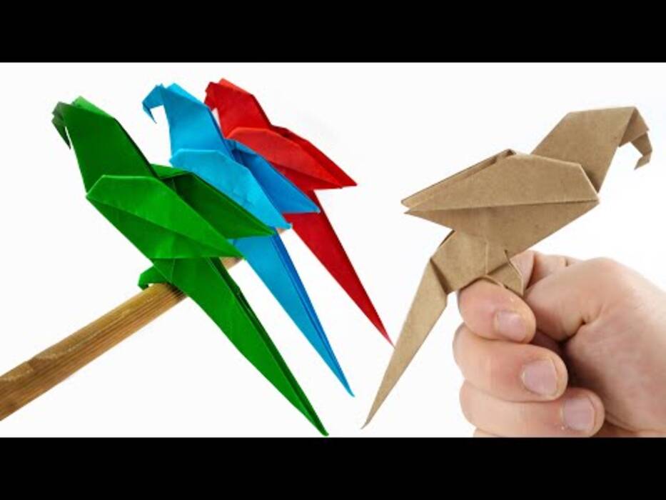 Cómo hacer origami en forma de pájaros?