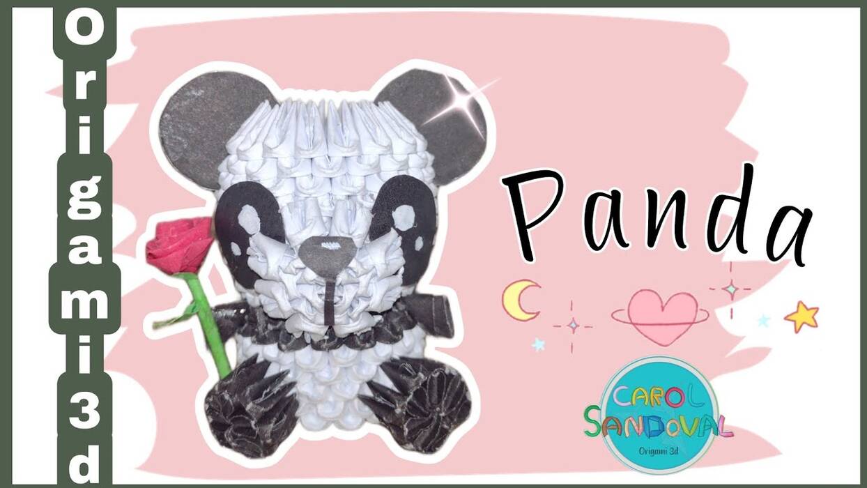 Cómo hacer origami en forma de panda?