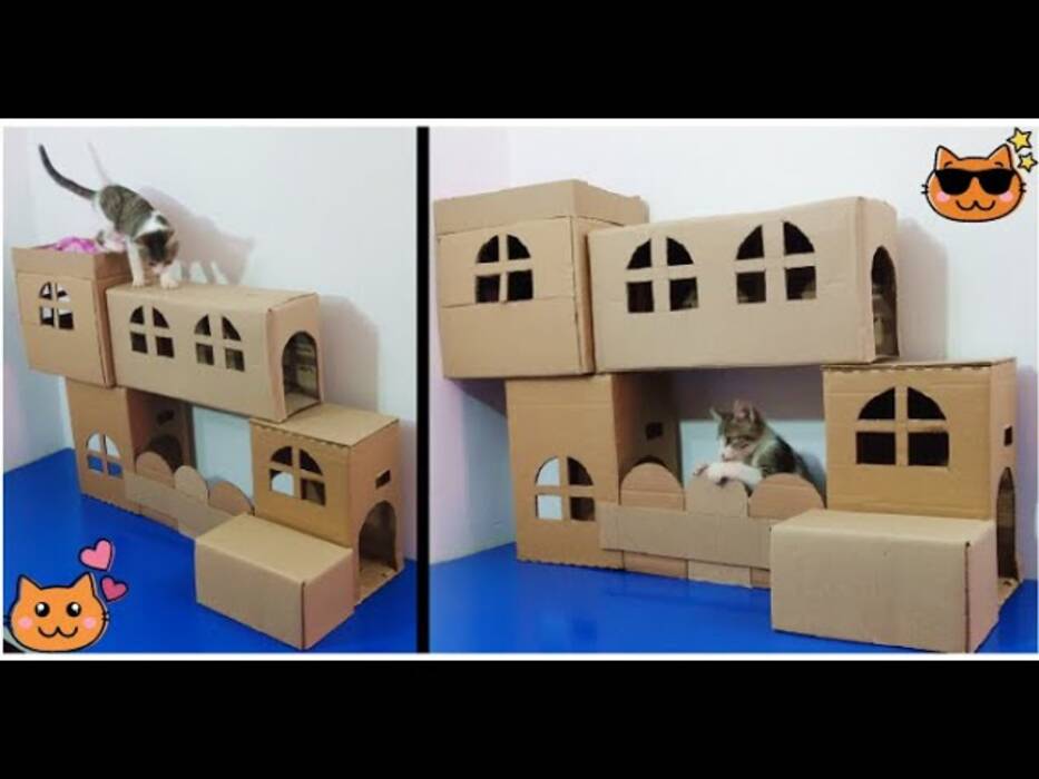 Cómo hacer un juguete a partir de una caja?