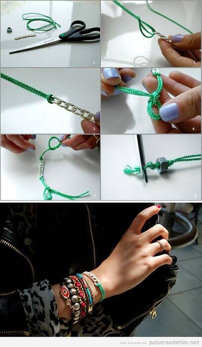 Cómo hacer una pulsera creativa de alambre?
