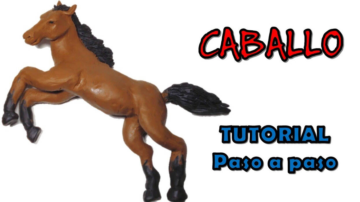 Cómo moldear un caballo de plastilina?