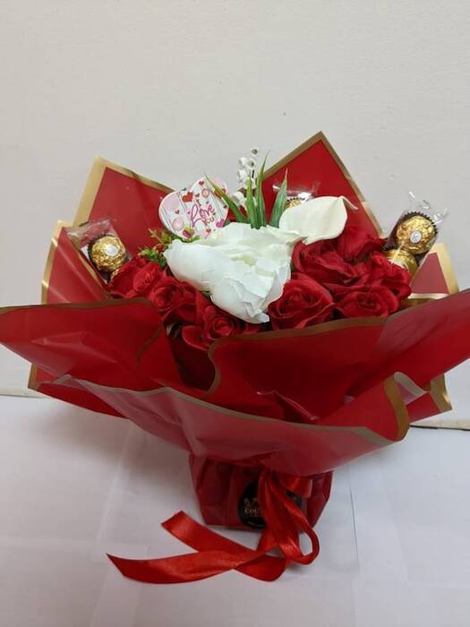 Hacer ramos de flores dulces para niños con sus propias manos