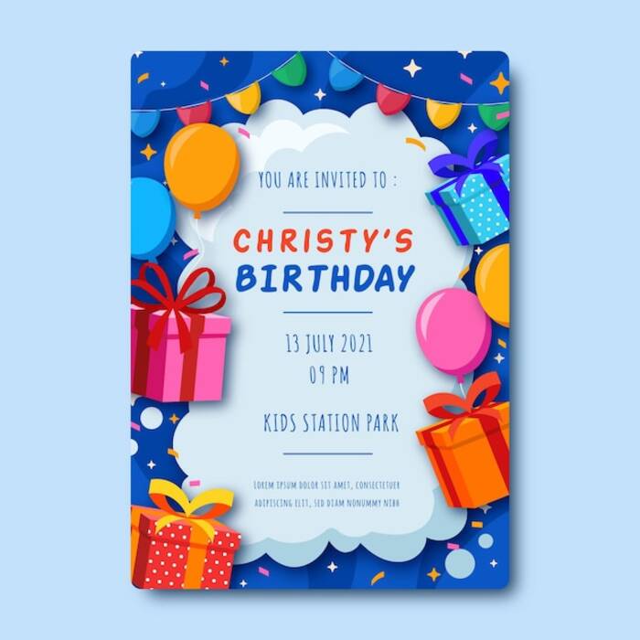 Hacer tarjetas de cumpleaños de un niño