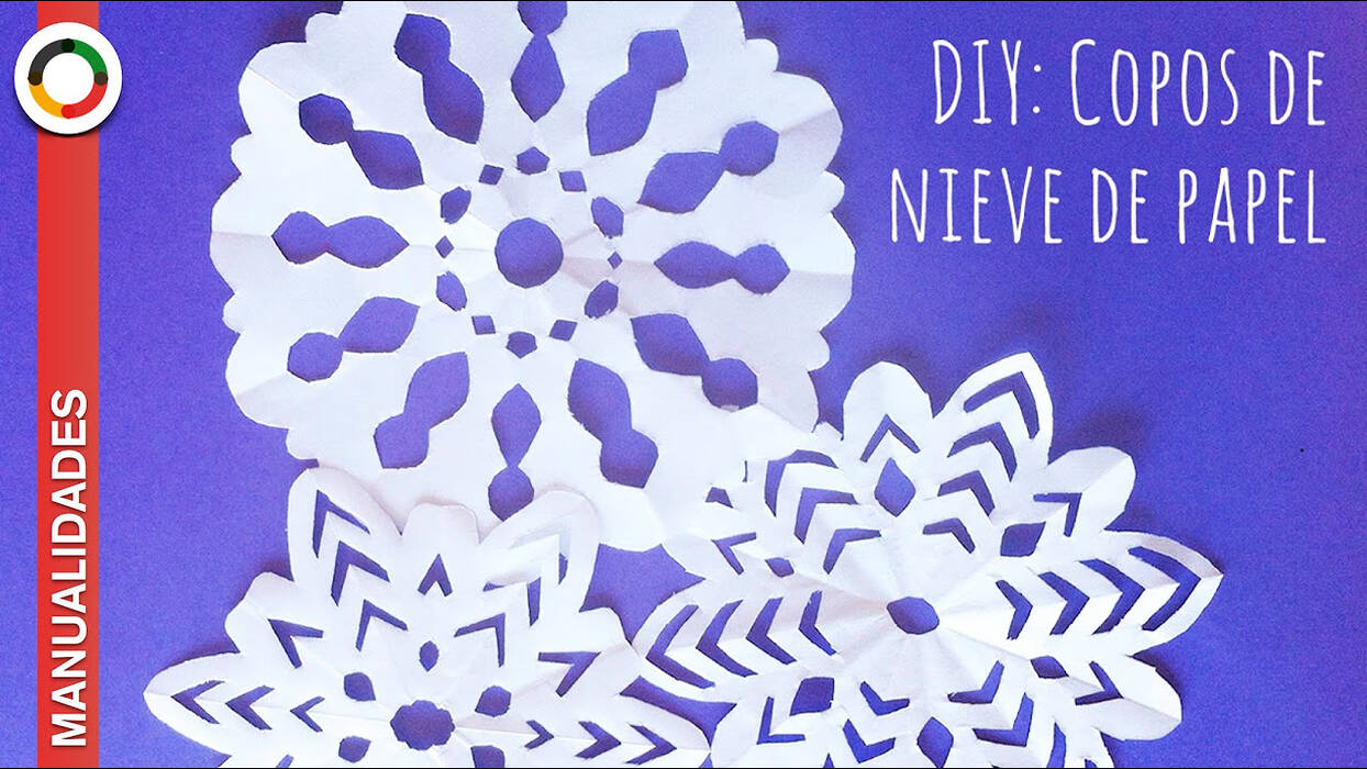 Cómo hacer copos de nieve a partir de una servilleta?
