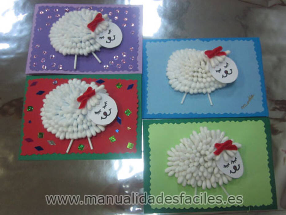 Manualidades con bastoncillos de algodón