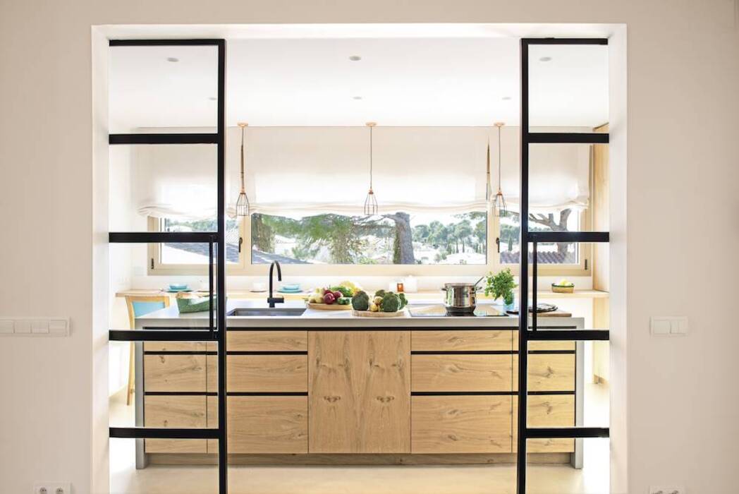 Puertas correderas entre la cocina y el salón: cuál es la mejor para poner?