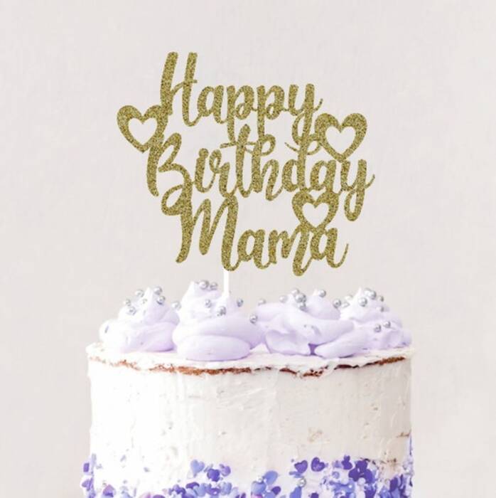 Carteles con dulces para el cumpleaños de mamá