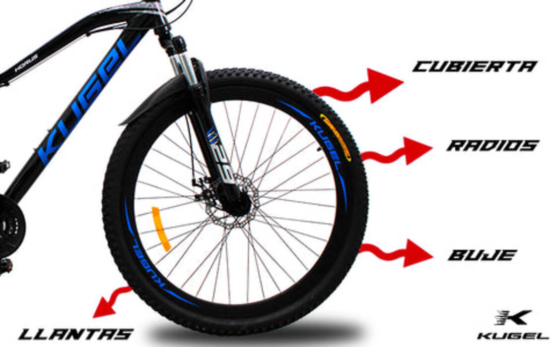 Más información sobre la estructura de la bicicleta y sus componentes