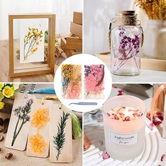 Manualidades con flores secas