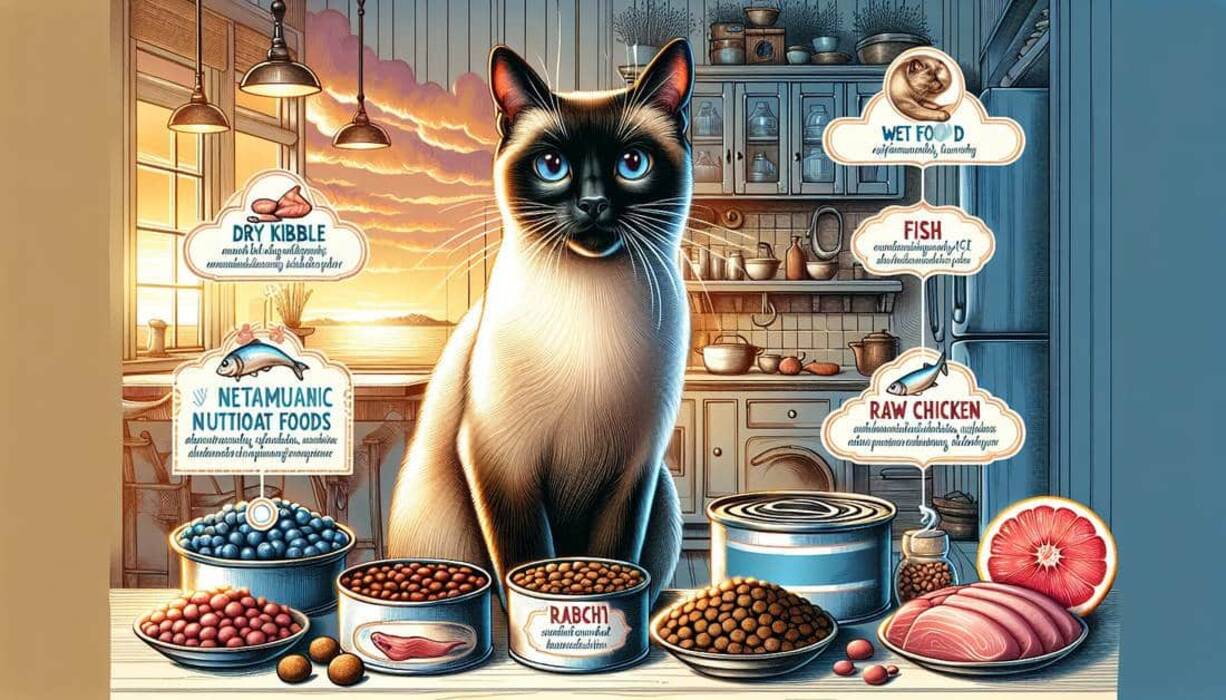 Qué alimentar a los gatos siameses?