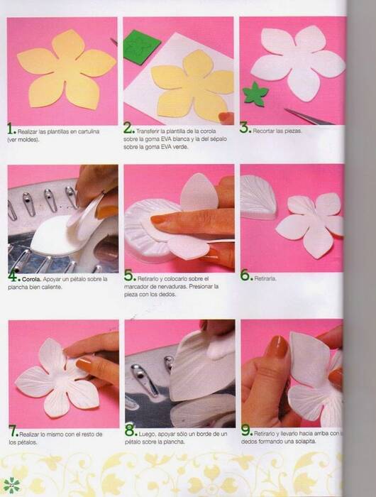 Cómo hacer crisantemos originales con foamiran?