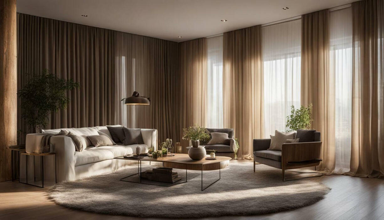 Cortinas en la cocina-salón: variedades, opciones de diseño y reglas de selección