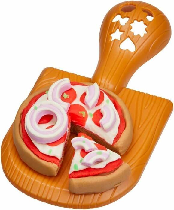 Modelar una pizza de plastilina