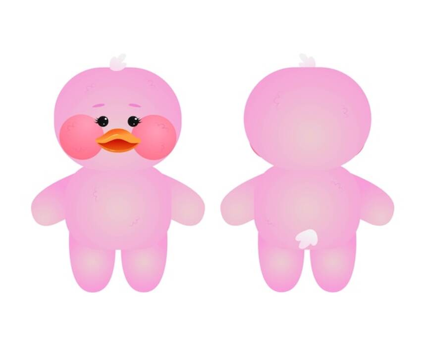 Ropa para un pato Lalafanfan de papel