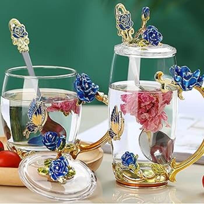 Tazas de cristal: variedad de tipos y criterios de selección