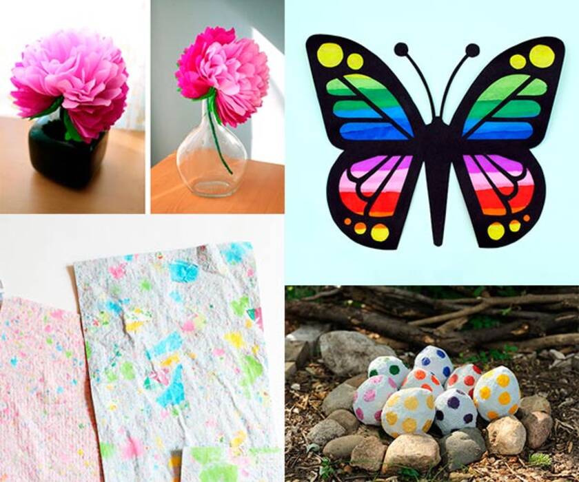 Manualidades de papel para niños de 3-4 años
