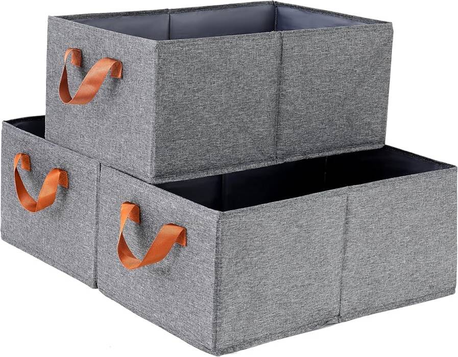 Cajas de tela para el almacenamiento