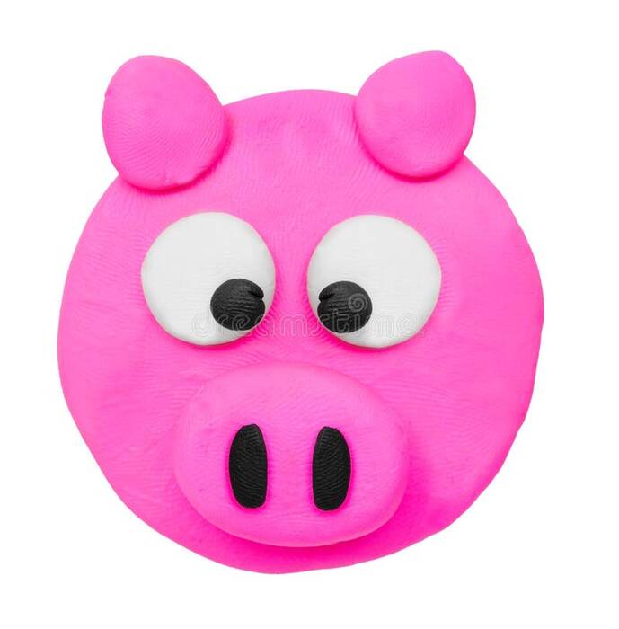 Formas de modelar un cerdito con plastilina