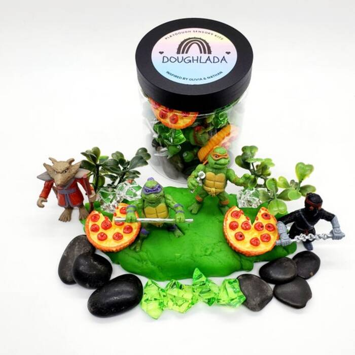 Tortugas Ninja de plastilina